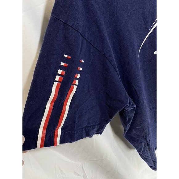New England Patriots Reebok‎ Shirt Adult Extra Large Blue NFL Logo Tee Mens. - Picture 4 of 9